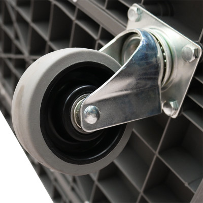 Xe Đẩy Hàng Nikawa FWS-150DS/300DS tải trọng 150-300kg sàn nhựa bánh xe cao su cao cấp. bảo hành 18 tháng - Xám