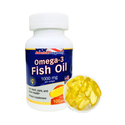 Dầu Cá Omega 3 Mỹ Fish Oil Giúp Bổ Mắt, Não, Tim