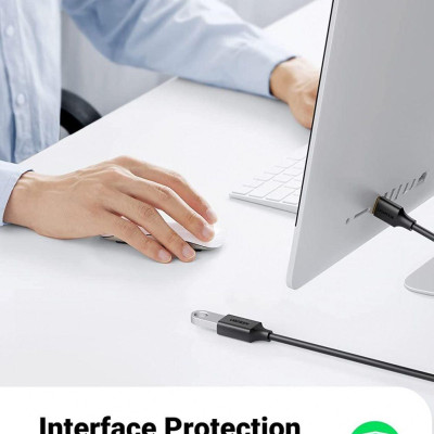 Ugreen UG90722US129TK 5M Cáp USB 3.0 nối dài Màu Đen - HÀNG CHÍNH HÃNG