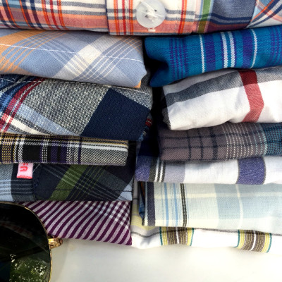 COMBO 2 ÁO SƠ MI TAY NGẮN NAM - 100% COTTON - GIAO MÀU NGẪU NHIÊN