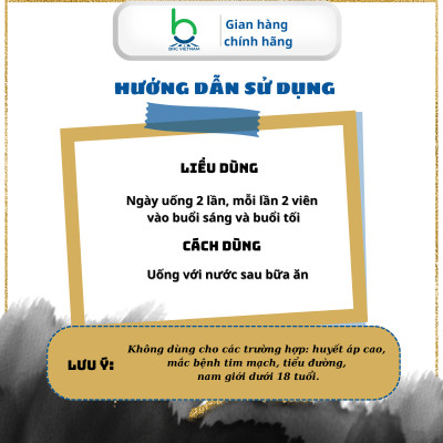 Viên Uống AmaK , Thực phẩm chức năng, Tăng Cường Sinh Lý Nam Giới, Hiệu Quả Vượt Trội - 30 viên