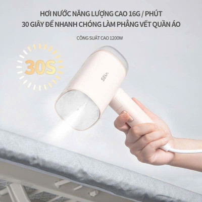 Bàn Là Hơi Nước Cầm Tay SEKA 170ml SK547 (Model Mới Nhất 2024) SK546 Pro 1500W, 220ml, Bàn Là Mini, Bàn ủi Du Lịch - Hàng Chính Hãng