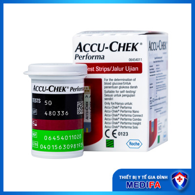 Hộp 50 Que Thử Đường Huyết ACCU-CHEK Performa