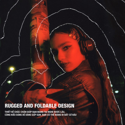 [NEW ARRIVAL] Tai nghe Bluetooth Marshall Major V - Pin lên đến 100 giờ - Hàng chính hãng