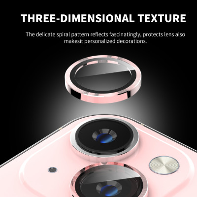 Miếng Dán Kính Cường Lực Camera Lens MIPOW KINGBULL Dành Cho iPhone 15 / iPhone 15 Plus, TITANSHIELD PROTECTOR - HÀNG CHÍNH HÃNG