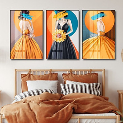 Tranh Tráng Gương Treo Tường Cao Cấp - Cô Gái Nghệ Thuật 13