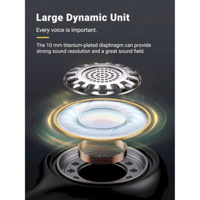 Ugreen UG30637EP103TK 3.5mm Màu Đen Tai nghe nhét trong có dây có micrô và điều khiển âm lượng cổng 3.5mm - HÀNG CHÍNH HÃNG