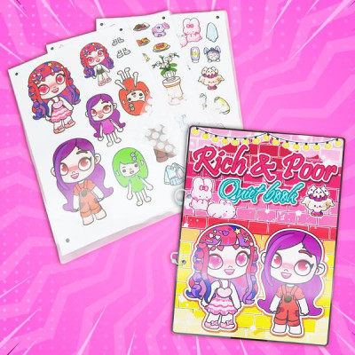 Đồ Chơi Bóc Dán - Rick & Poor 2 Quiet Book - Obia