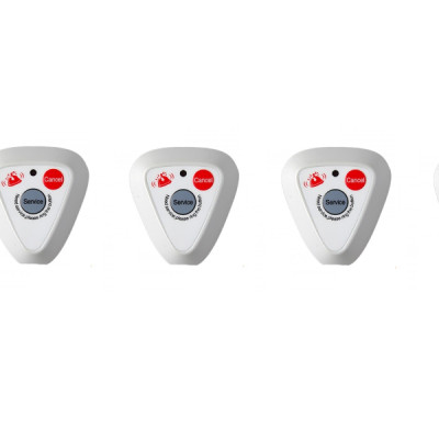Bộ chuông gọi phục vụ không dây S632 + 5 nút chuông C302 cho nhà hàng, quán ăn...