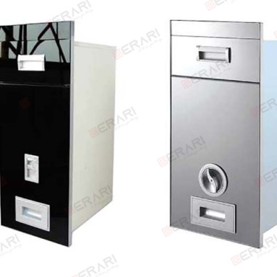 Thùng gạo mặt gương trắng, nút nhấn Gerari chính hãng