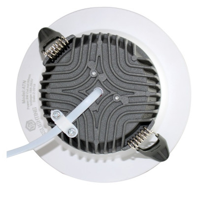 Đèn âm trần 12w vành trắng _Ánh sáng vàng - GSATN/T-12/3000K
