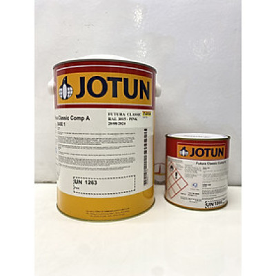 Sơn Epoxy Jotun Futura Classic base 1 màu hồng RAL 3015 5L/bộ