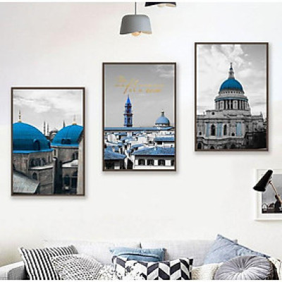 TRANH BỘ 3 TREO TƯỜNG CỠ ĐẠI (40 x 60cm x3 bức) - PHONG CÁCH BẮC ÂU- TB31009FGC1