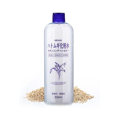 Nước Hoa Hồng Naturie Hatomugi 500ml chiết xuất từ ý dĩ cho da gặp vấn đề lỗ chân lông, mụn