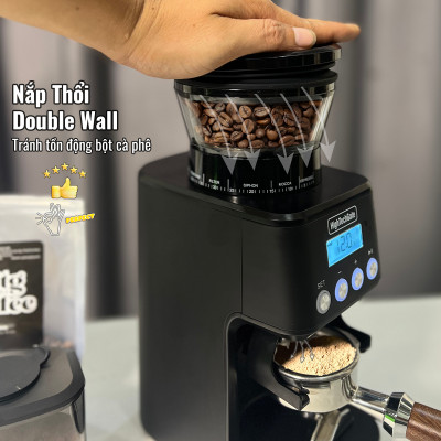 Máy Xay Cà Phê G69 Xay Hạt Cafe Pha Espresso,51 Cấp Độ Xay Mịn, Tự Động Auto, Hàng Chính Hãng
