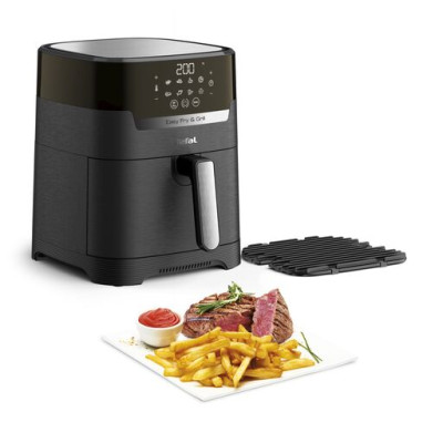 Nồi chiên, nướng không dầu điện tử Tefal 2 trong 1 EY505815, Dung tích lòng nồi 4.56L / sử dụng 4.2L /1.2kg- Hàng chính hãng