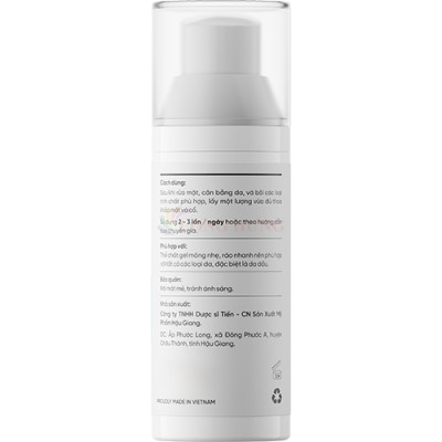 Gel DrCeutics Dual Urea 5% Invisible Hydrating Gel giúp dưỡng ẩm và phục hồi da (50g) - Hàng chính hãng