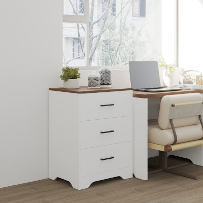 HAPPY FURNITURE , Tủ lưu trữ 3 ngăn kéo - SAFA , THK_328 , 60cm x 45cm x 80cm DxRxC