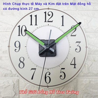 Máy Đồng Hồ Eastar Kim Trôi Độ Chính Xác Cao  – Bộ Kim Đen Có Dạ Quang – Tặng Kèm Pin