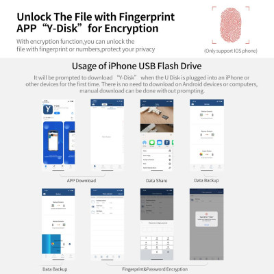 Đĩa OTG U yvonne Y23 USB2.0 U Disk 64GB USB Micro USB Type-C tốc độ cao bốn trong một cho điện thoại / PC / máy tính xách tay