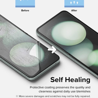 Combo 2 Miếng Dán màn hình Dành Cho Samsung Galaxy Z Flip 5 RINGKE Dual Easy Film_ Hàng Chính Hãng