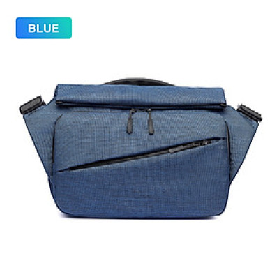 Túi đeo chéo OZUKO chống thấm nước có cổng sạc USB thời trang trẻ trung dành cho nam