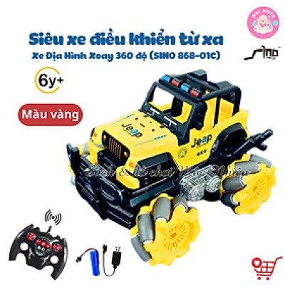 Đồ Chơi Xe Điều Khiển Tỷ Lệ 1:36 SINO 868-01C - Xe Địa Hình Xoay 360 độ