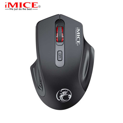 Chuột gaming không dây bluetooth sạc pin HXSJ G-1800 cho game thủ chơi game chuyên nghiệp kết nối Wireless 2.4G - Hàng chính hãng