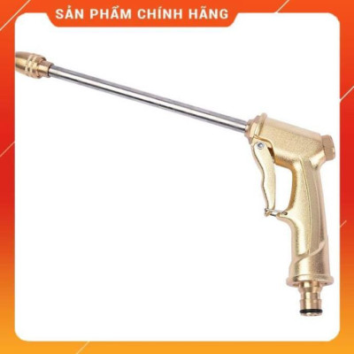 ️ Bộ dây vòi xịt nước rửa xe, tưới cây , tăng áp 3 lần, loại 7m, 10m 206701-3 đầu đồng, cút+ khăn phượt