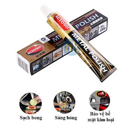 Kem đánh bóng kim loại đa dụng inox, đồng, .... Autosol Metal Polish LỌ KEM CHUYÊN ĐÁNH BÓNG CÁC LOẠI KIM LOẠI TẨY BÓNG NHƯ MỚI