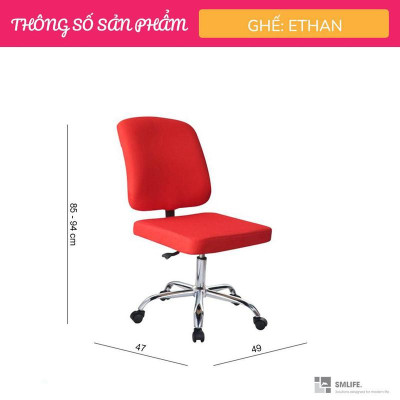 Ghế xoay nhân viên SMLIFE Ethan