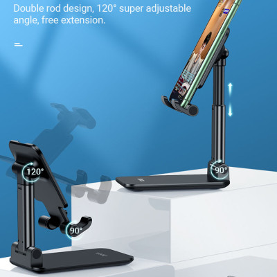 Giá đỡ điện thoại và máy tính bảng 4,7-10 inch, gấp gọn, hợp kim nhôm PH29A - Hàng nhập khẩu