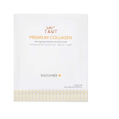 MẶT NẠ BỔ SUNG COLLAGEN LAC TAUT RADIANCE+ PREMIUM (5 MIẾNG)