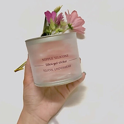 Miếng dán ngực Silicon dùng được nhiều lần, 1 hộp 5 đôi Loại 1