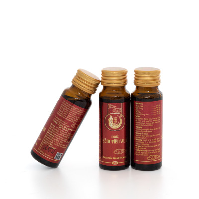 Nước Sâm Tiến Vua (Chai 50ml) Thức Uống Sức Khỏe Cao Cấp, Làm Từ Sâm Bố Chính, Chiết Xuất Hồng Sâm Và 3 Vị Thảo Mộc Quý