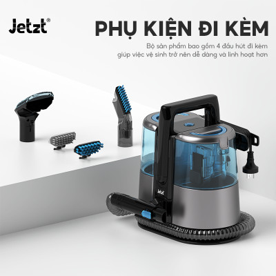 Máy giặt sofa cầm tay đa năng Jetzt G3, làm sạch toàn diện, lực hút 12.000PA - Hàng chính hãng