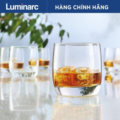Bộ 6 cốc (ly) thủy tinh thấp Luminarc Vigne 200ml G2572 | Hàng chính hãng