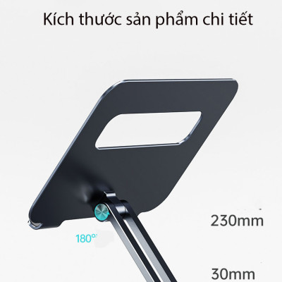 Giá Đỡ Để Bàn Dành Cho Máy Tính Bảng, Ipad  - Chất Liệu Hợp Kim Nhôm Cao Cấp Hàng Nhập Khẩu Chính HãngKitAcoom