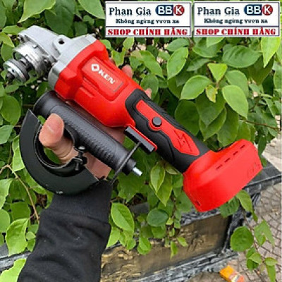 Thân máy mài KEN 199V chân pin phổ thông, 100% dây đồng - Thân máy mài dùng pin hàng đẹp loại 1