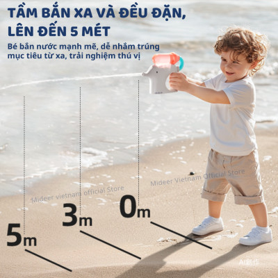 Súng phun nước đồ chơi Mideer Backpack Water Gun