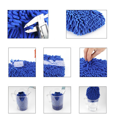 Găng Tay Rửa Xe Máy, Ô Tô Bằng Sợi Microfiber Chống Trầy Sơn | Găng Tay Rửa Xe Sợi Microfiber Mềm Mịn, Tạo Nhiều Bọt, Tránh Trầy Xước Sơn Xe