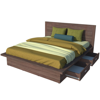 Giường ngủ 2 hộc kéo Tundo 160cm x 200cm