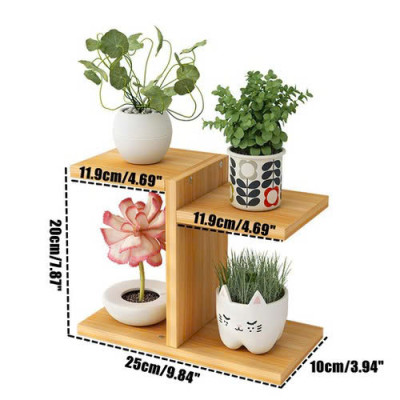 Kệ Để Bàn Hoa và cây cảnh Giá Đỡ Đứng sang trọng gỗ mdf phủ min kích thước 30x25x12 cm