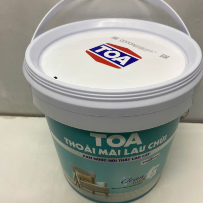 Sơn nước Toa thoải mái lau chùi siêu bóng màu xanh da trời 7411 _5L