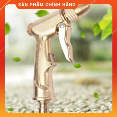 ️ Bộ dây vòi xịt nước rửa xe, tưới cây , tăng áp 3 lần, loại 3m, 5m 206701-1Qđầu đồng, cút, nối PE, d.vàng