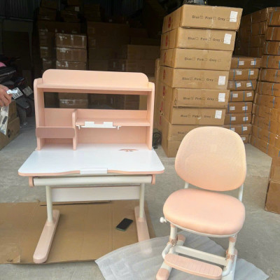 Bộ bàn ghế học sinh thông minh chống cận điều chỉnh cao thấp tay quay Juno sofa CTIRSP80 kèm đèn ngang 80cm 