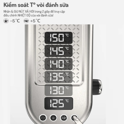 Máy Pha Cà Phê Espresso HiBREW H10B Bán Tự Động Thương Hiệu Mỹ Pha Cappuccino, Lattem 1350W, 20 bar - Bảo Hành 12 Tháng, Hàng Chính Hãng