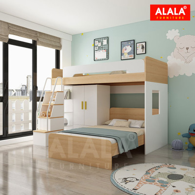 Giường tầng ALALA166 đa năng/ Miễn phí vận chuyển và lắp đặt/ Đổi trả 30 ngày/ Sản phẩm được bảo hành 5 năm từ thương hiệu ALALA/ Chịu lực 700kg
