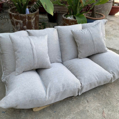 Ghế sofa lười biến hình cao cấp, ghế tựa lưng thư giãn,ghế lười tami decor Juno Sofa KT 1m15 x 1m5 tùy chỉnh độ cao