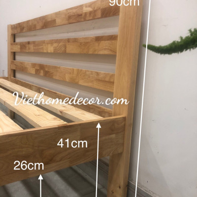 Giường Ngủ Gỗ Cao Cấp 9047 - Thương hiệu Viet Home Decor